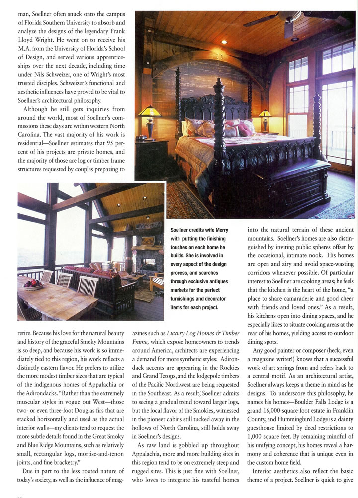 log home designers