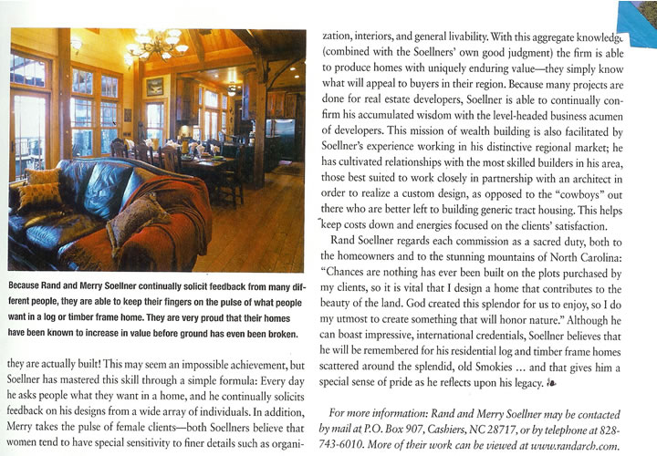 log home designers