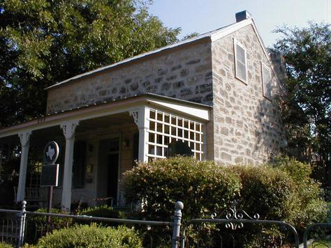 Historic German immigrant homes often used granite boulders and stone masonry, similar to what That Architect Architect, Fredericksburg home architect uses in his timeless mountain homes.