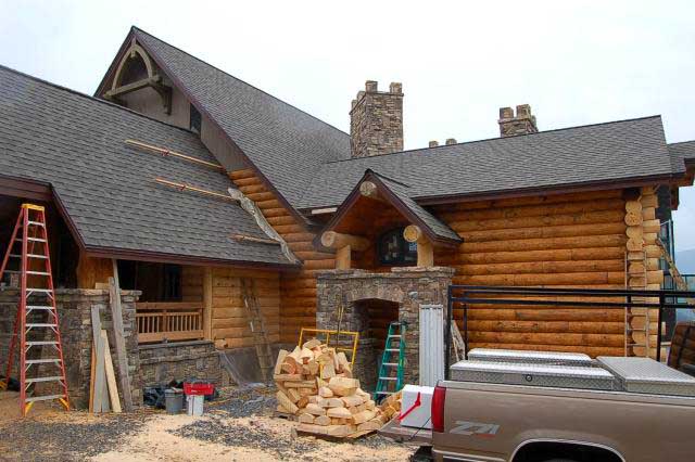 log cabins