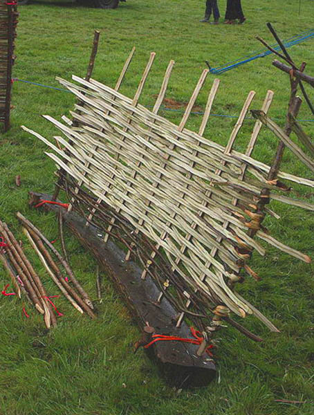 the "wattle" which was used as the infill of the timber frame for thousands of years.